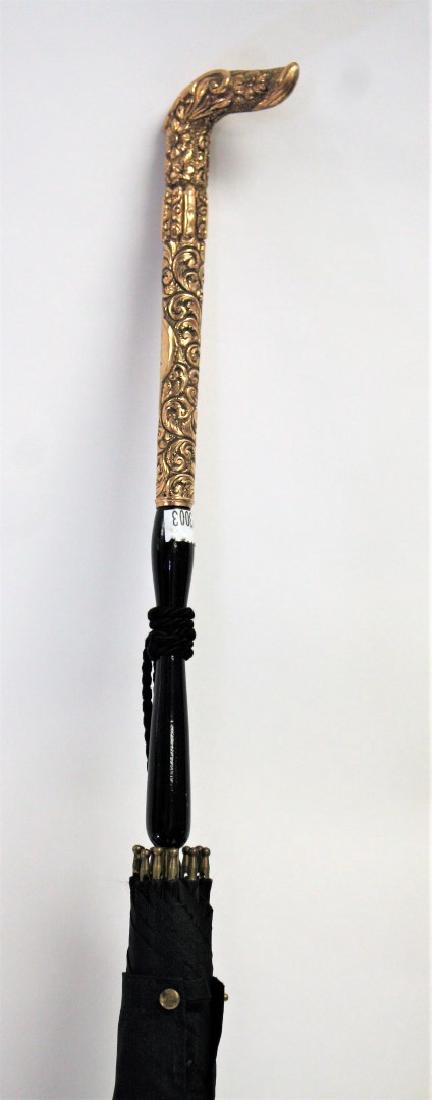 Victorian Brass Handled Ladies Umbrella (1 of 4)