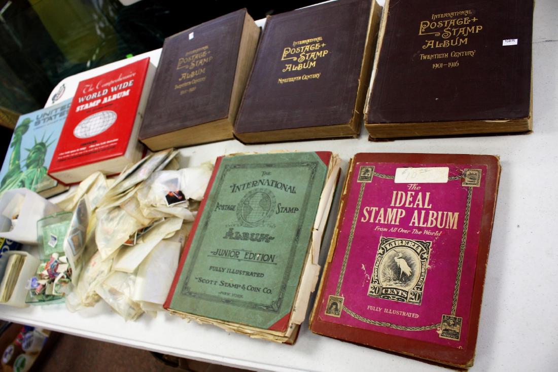 Seven(7) Vintage Stamp Albums (1 of 5)