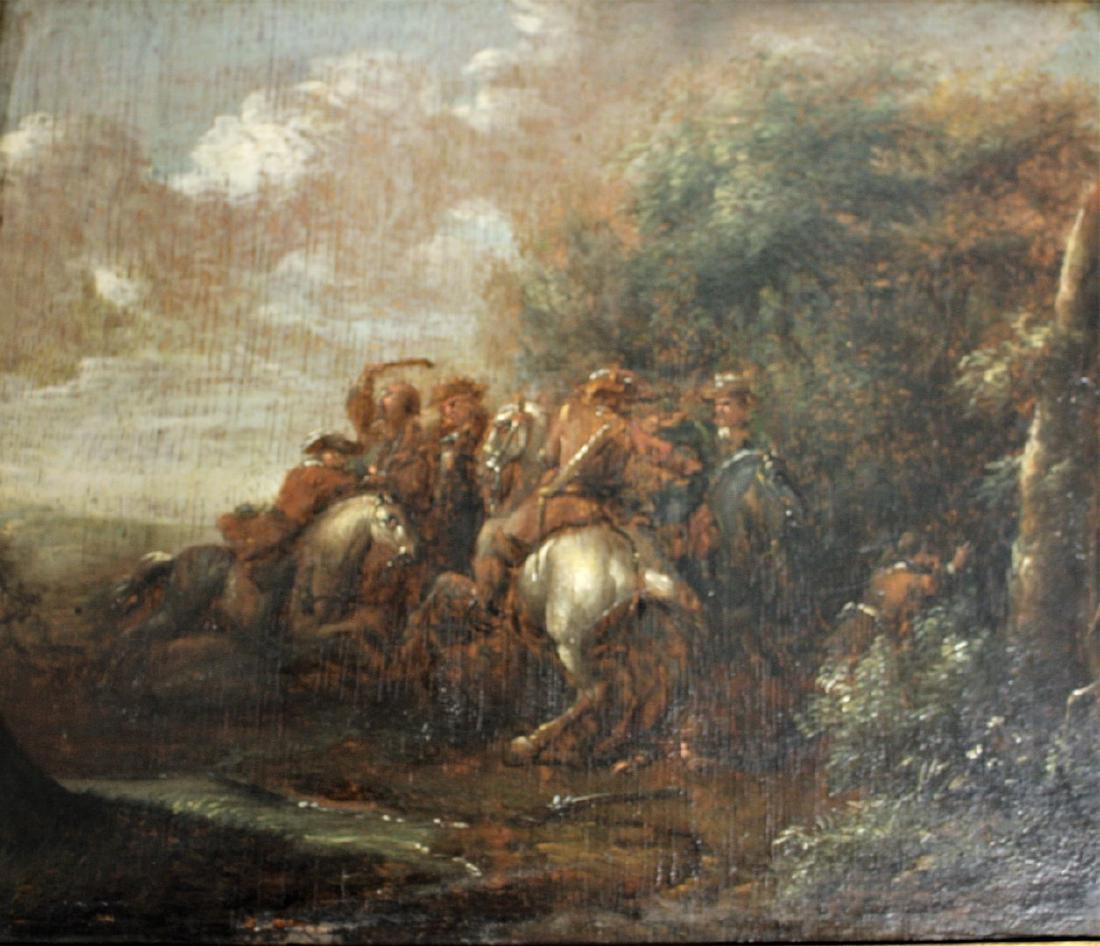 Charles Van Falens; 18thC. Flemish Oil Painting (1 of 8)