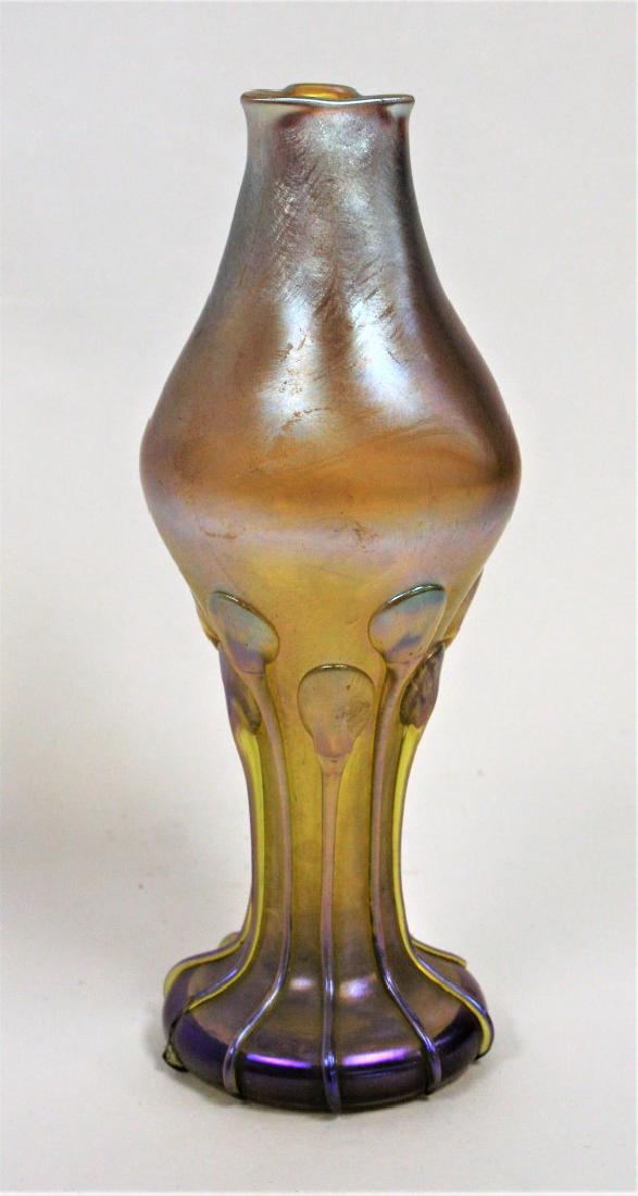 Tiffany Style Art Glass Vase (1 of 8)