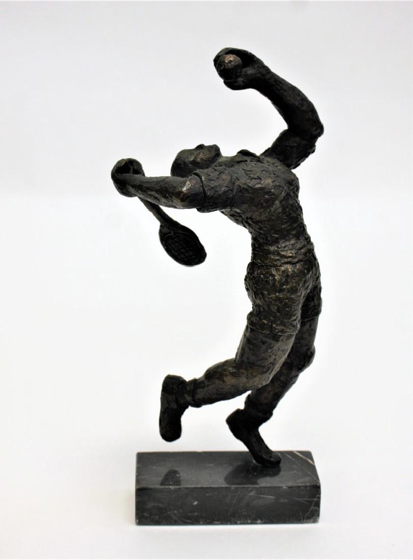 20thC. Bronze of a Tennis Player (1 of 5)
