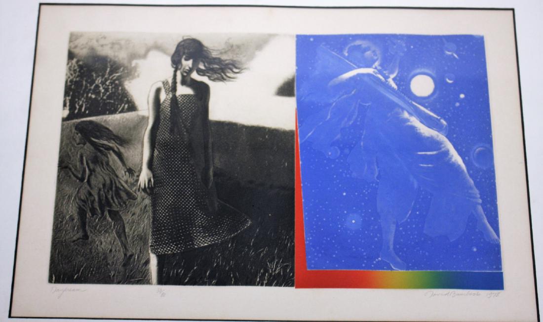 David Bumbeck; 20thC. Colored Etching Signed (1 of 6)