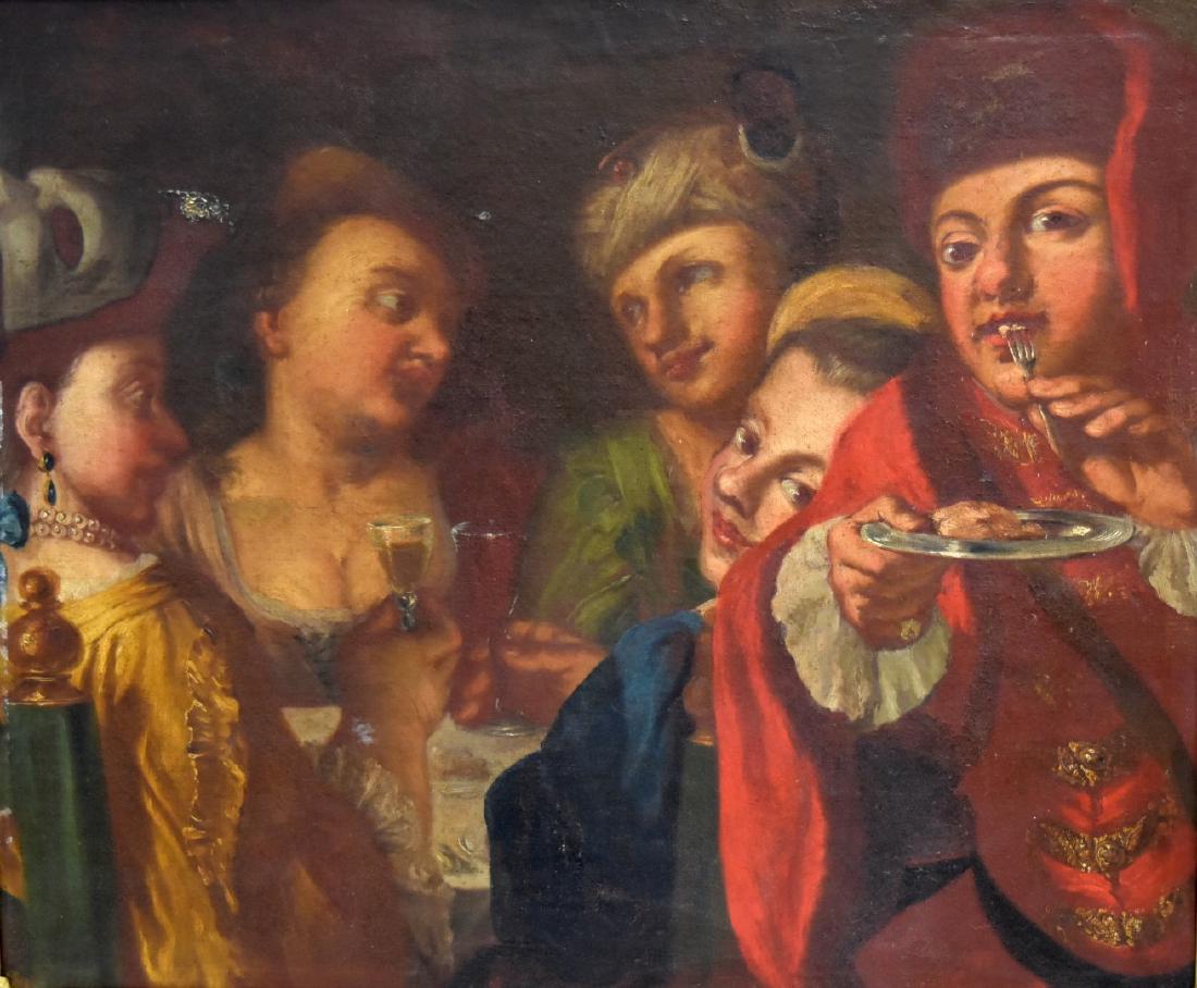 Gaspare Traversi(circle of); 18thC. Italian Oil (1 of 7)