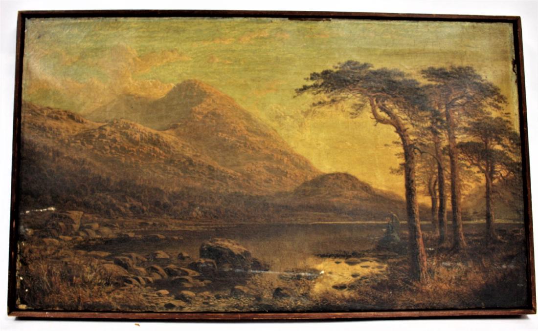 Charles Pettitt; 19thC. English Oil Landscape Signed (1 of 8)