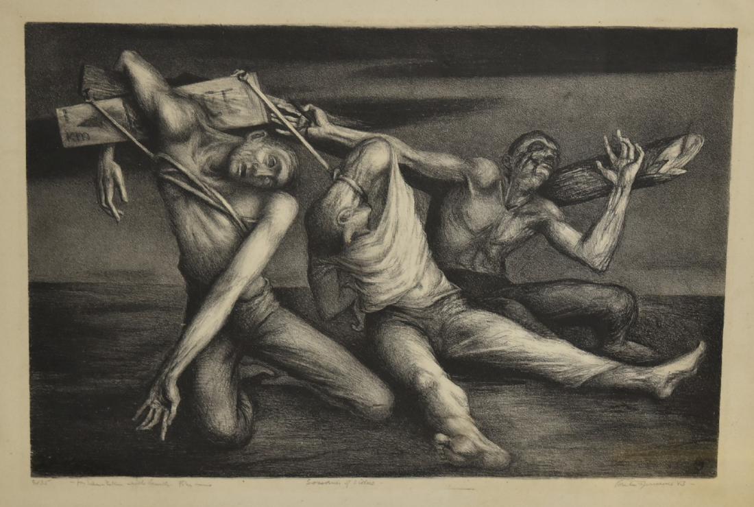 Benton Spruance; Original Lithograph Signed (1 of 7)