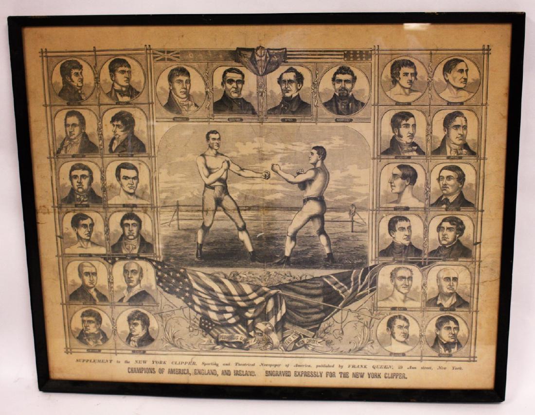 19thC. Boxing Engraving (1 of 4)