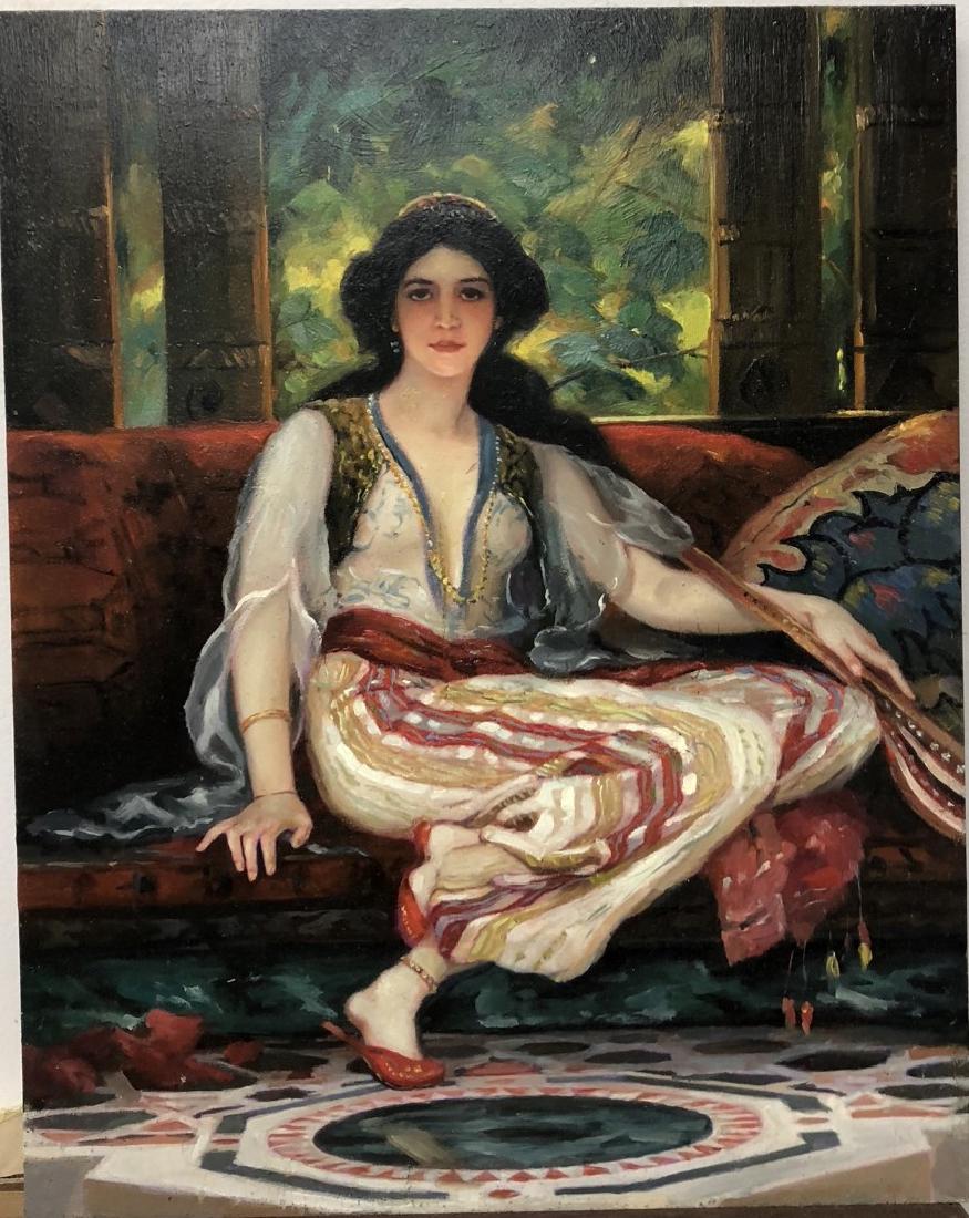 Continental School; Oil - Mid Eastern Maiden (1 of 3)