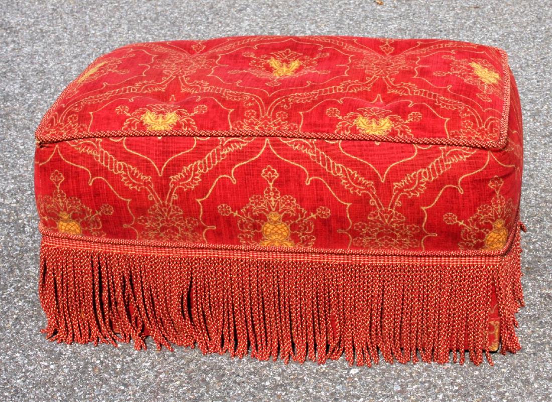 Scalamandre Upholstered Ottoman (1 of 3)
