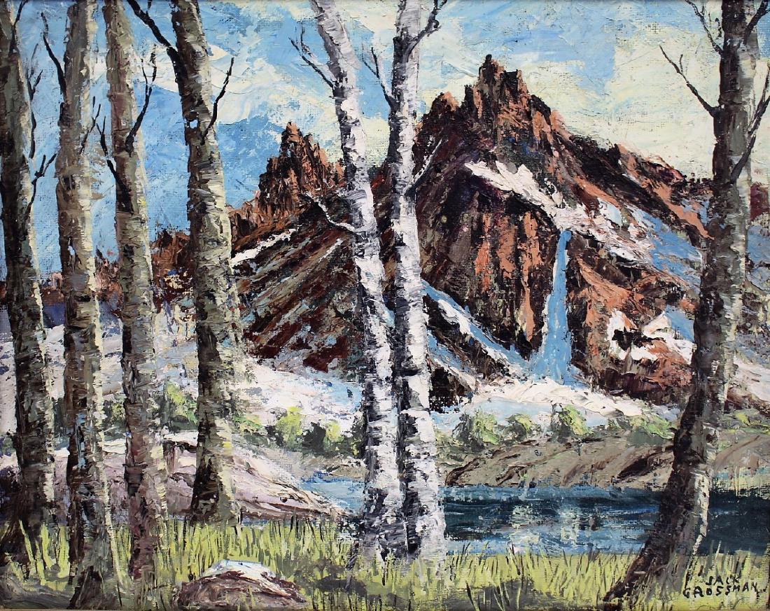 Jack Grossman; American Oil - Sierra Mountains Signed (1 of 5)