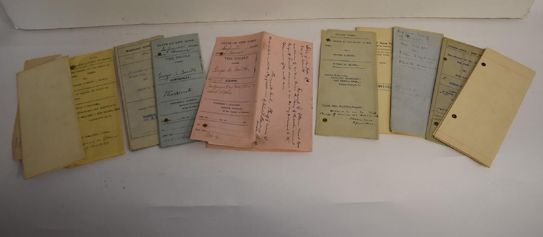 Lot of 19thC. New York State Death Warrants(11) (1 of 4)