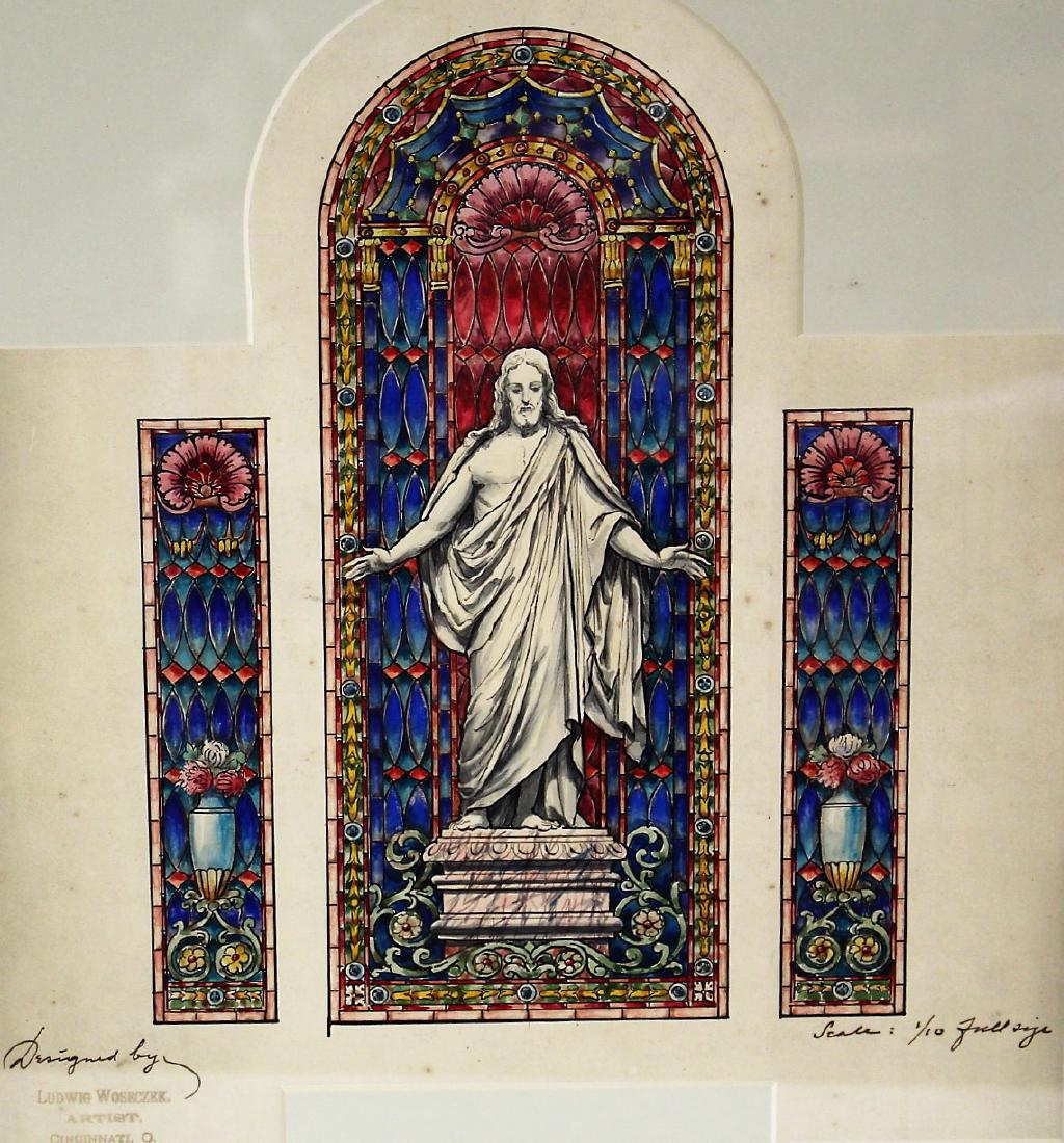 Ludwig Woseczek; 19thC. American Watercolor (1 of 7)