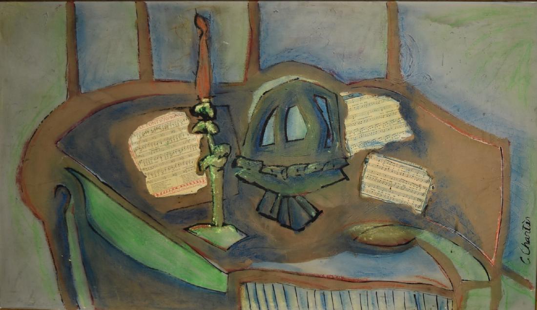 Alex Charles Chartier; 20thC. French Mixed Media Signed (1 of 5)