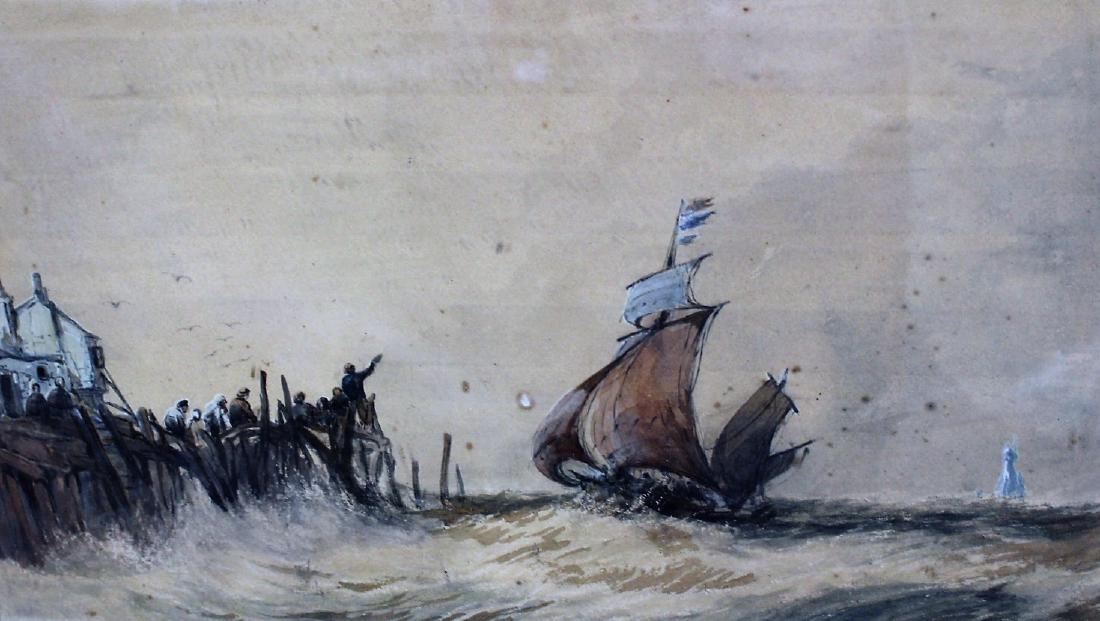 John Francis Salmon; 19thC. English Watercolor Signed (1 of 6)