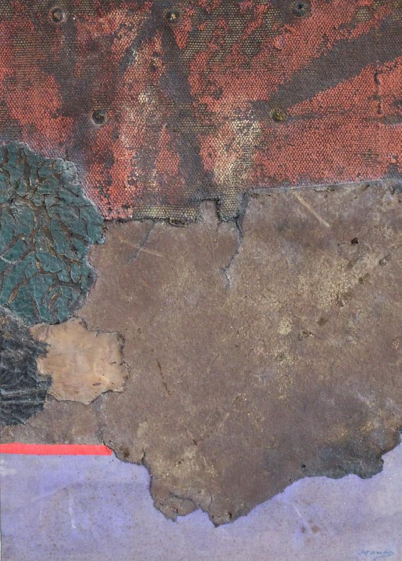 Leo Manso; 20thC. American Moderist Collage Signed (1 of 6)