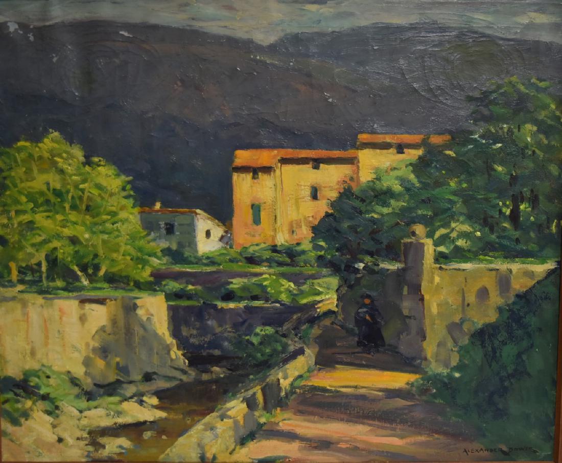 Alexander Bower; American Oil - Santa Cruz Signed (1 of 8)