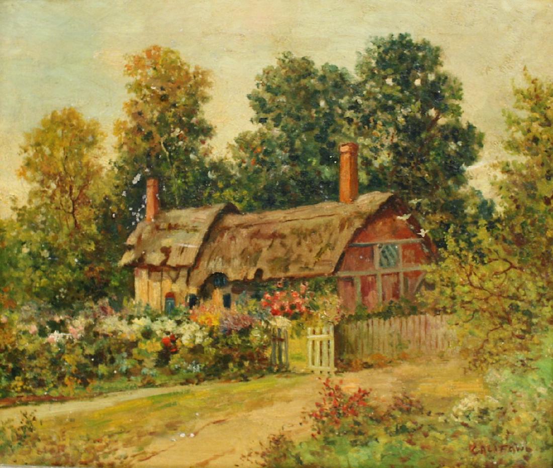 John Califano; 20thC. Oil - Cottage in a Landscape (1 of 6)