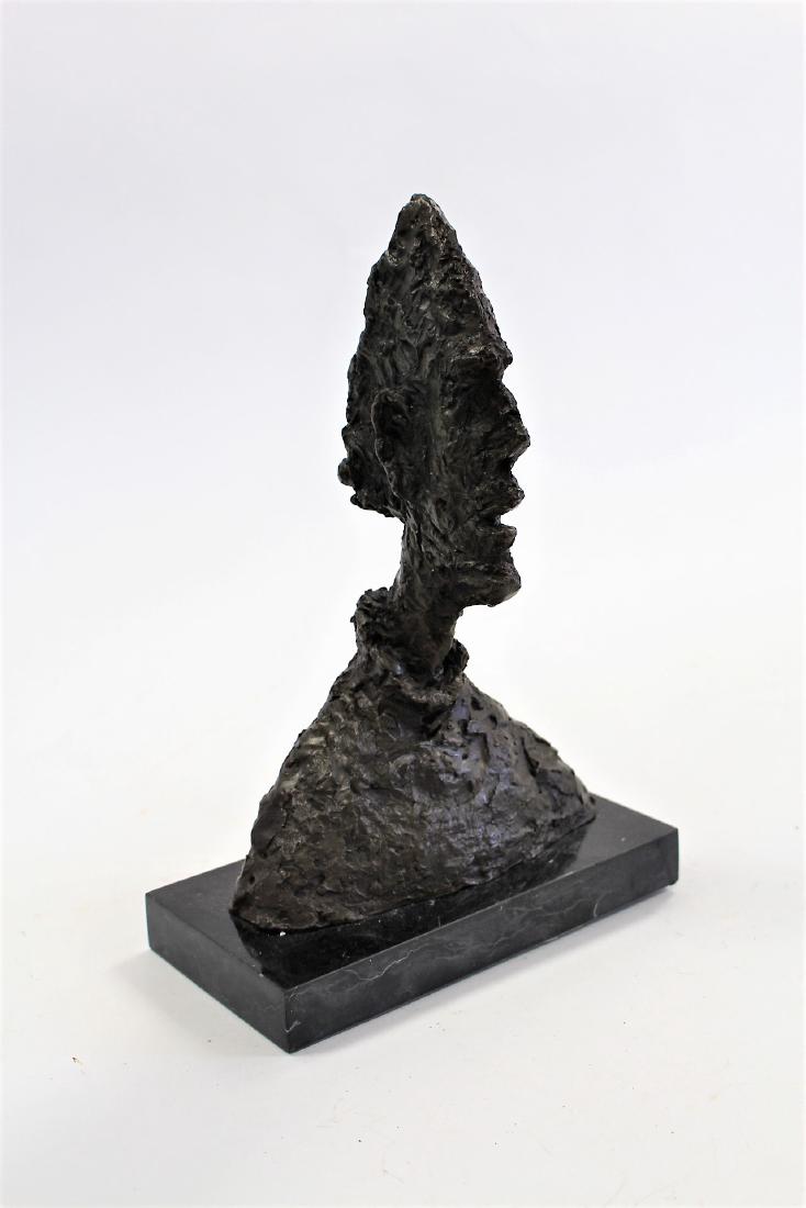 Alberto Giacometti(after); 20thC. Bronze Bust Signed (1 of 7)