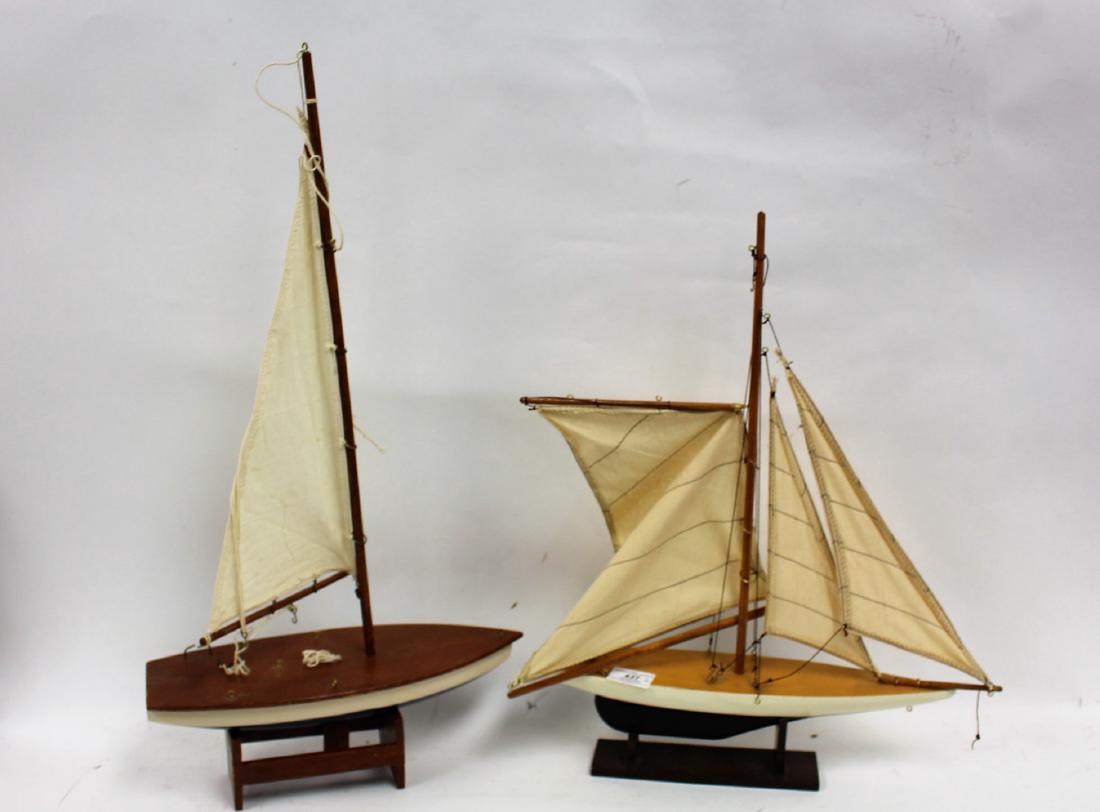 Two(2) Vintage Boat Models (1 of 3)