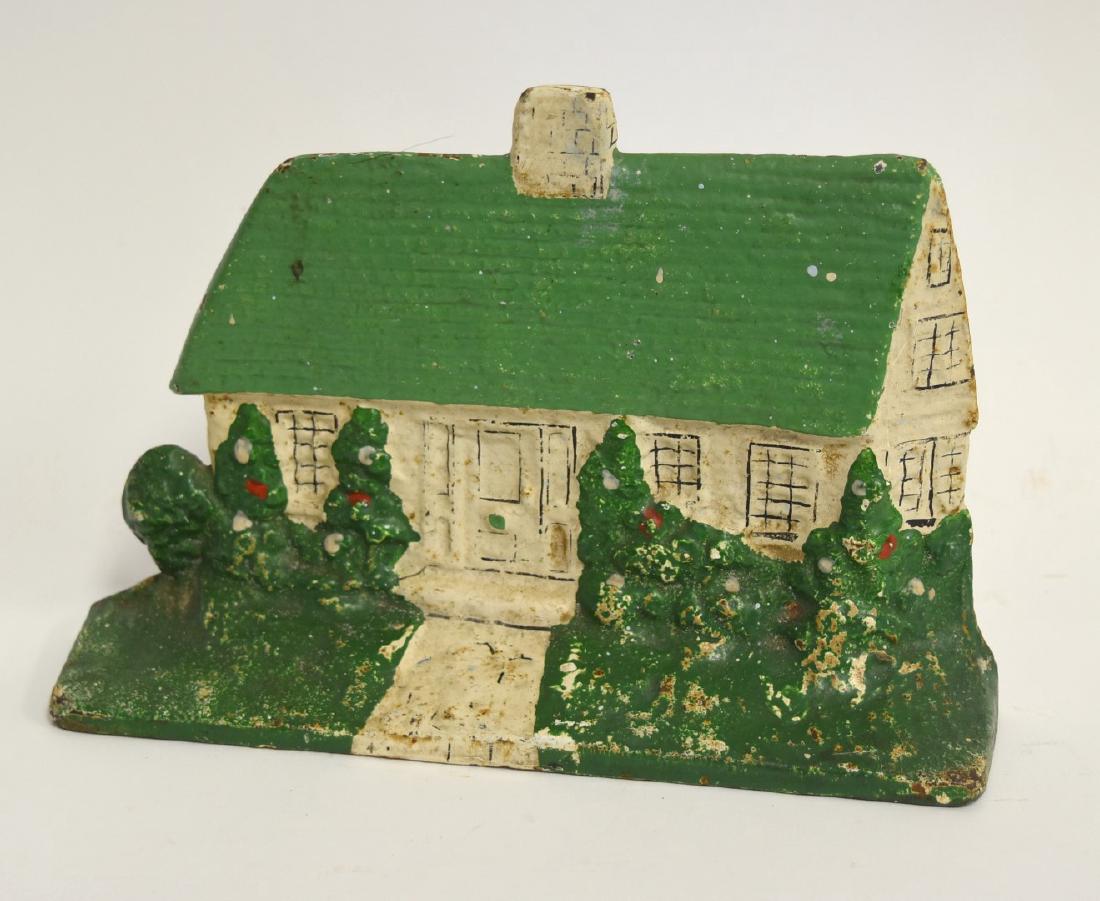 Antique Painted Cast Iron Doorstop (1 of 4)