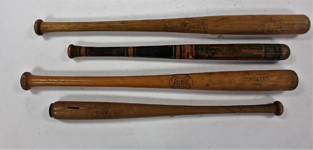 Four(4) Vintage Baseball Bats (1 of 3)