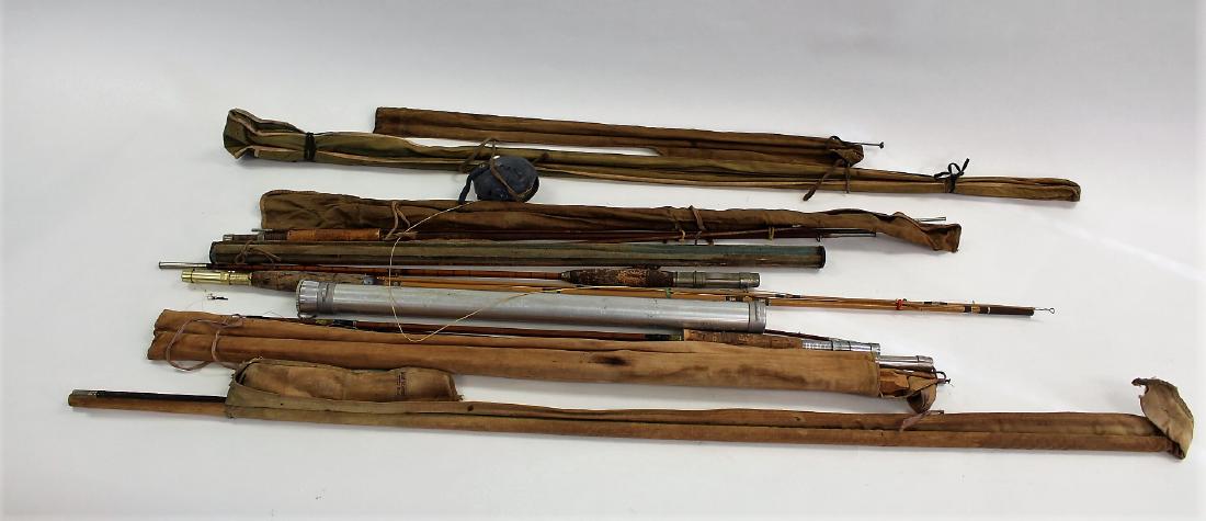 Lot of Vintage and Antique Fishing Poles(10) (1 of 4)