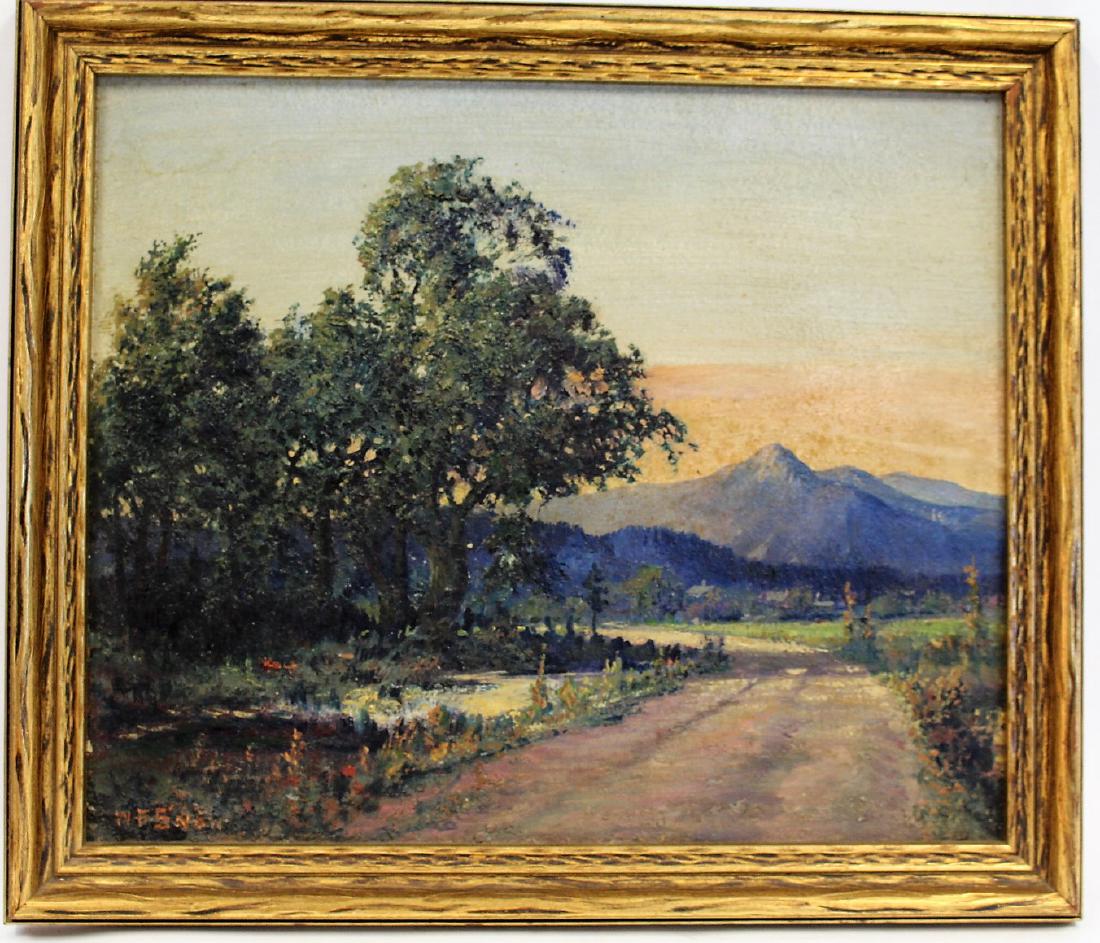 Warren F. Snow; American Oil - Landscape Signed (1 of 4)