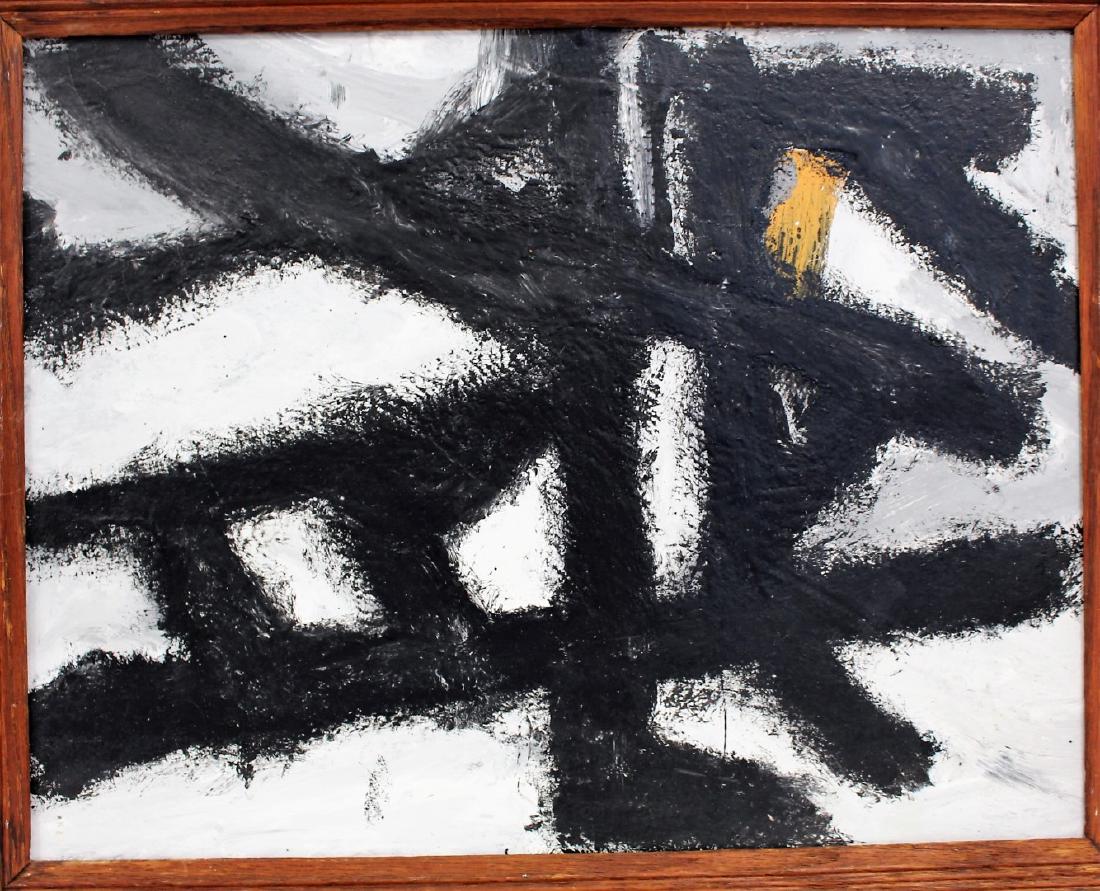 Franz Kline(after) 20thC. Abstract Expressionist Oil (1 of 3)