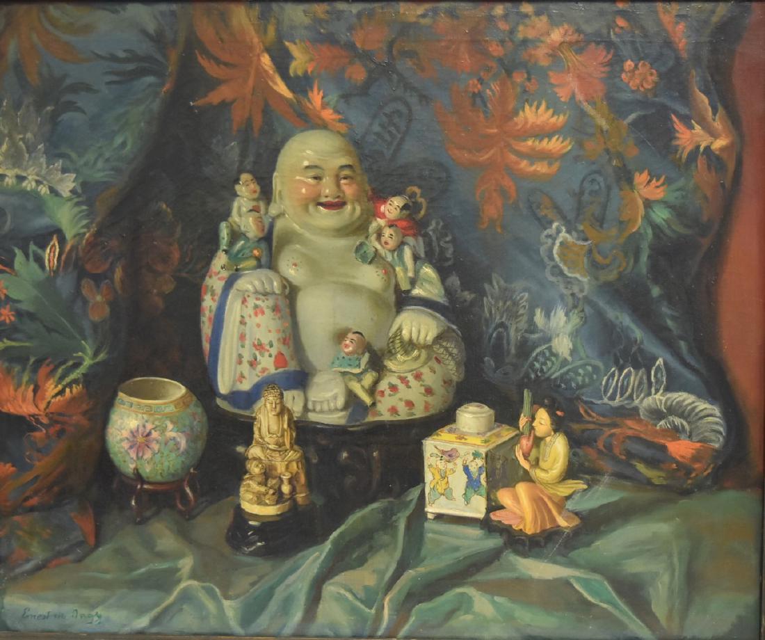 Ernest De Nagy; American Oil Stil Life Signed (1 of 8)