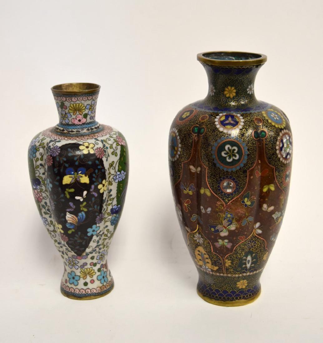 Two(2) 19thC. Cloisonne Vases (1 of 6)