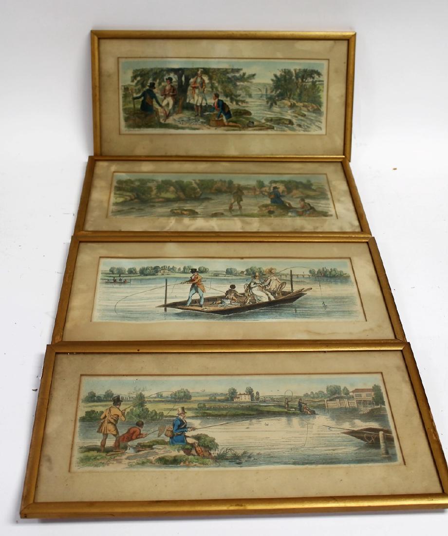 Four(4) English Fishing Prints (1 of 4)