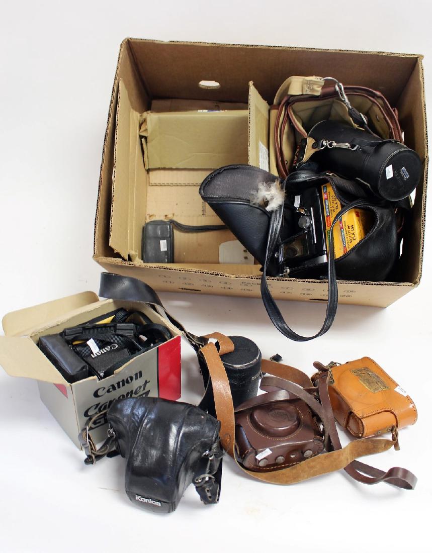Estate Lot of Vintage Cameras, Lenses, Etc. (1 of 3)