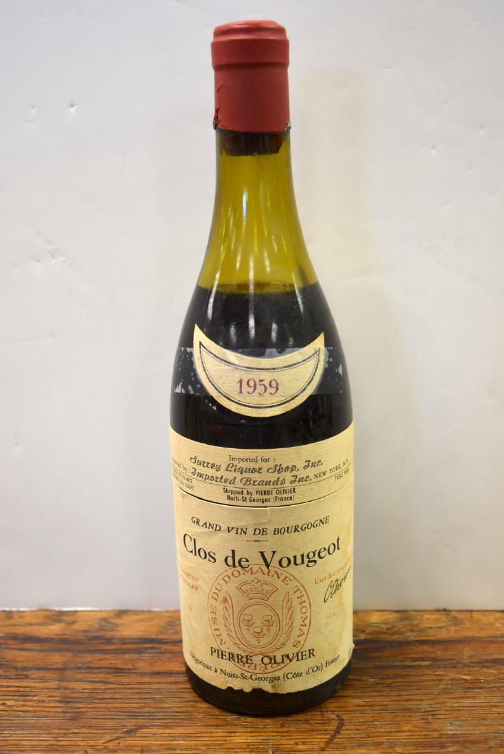 1959 Clos De Vougeot Pierre Olivier (1 of 4)