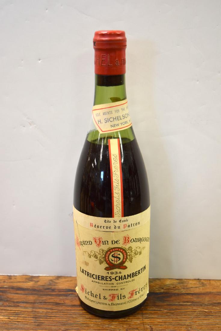 1934 Latricieres-Chambertin Sichel & Fil Freres (1 of 4)