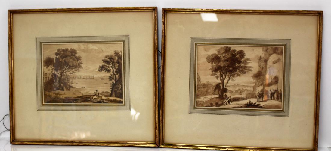 Two(2) Hand Colored Engravings (1 of 4)