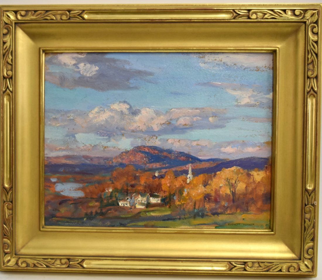 Everett Longley Warner; American Oil Walpole Village (1 of 6)