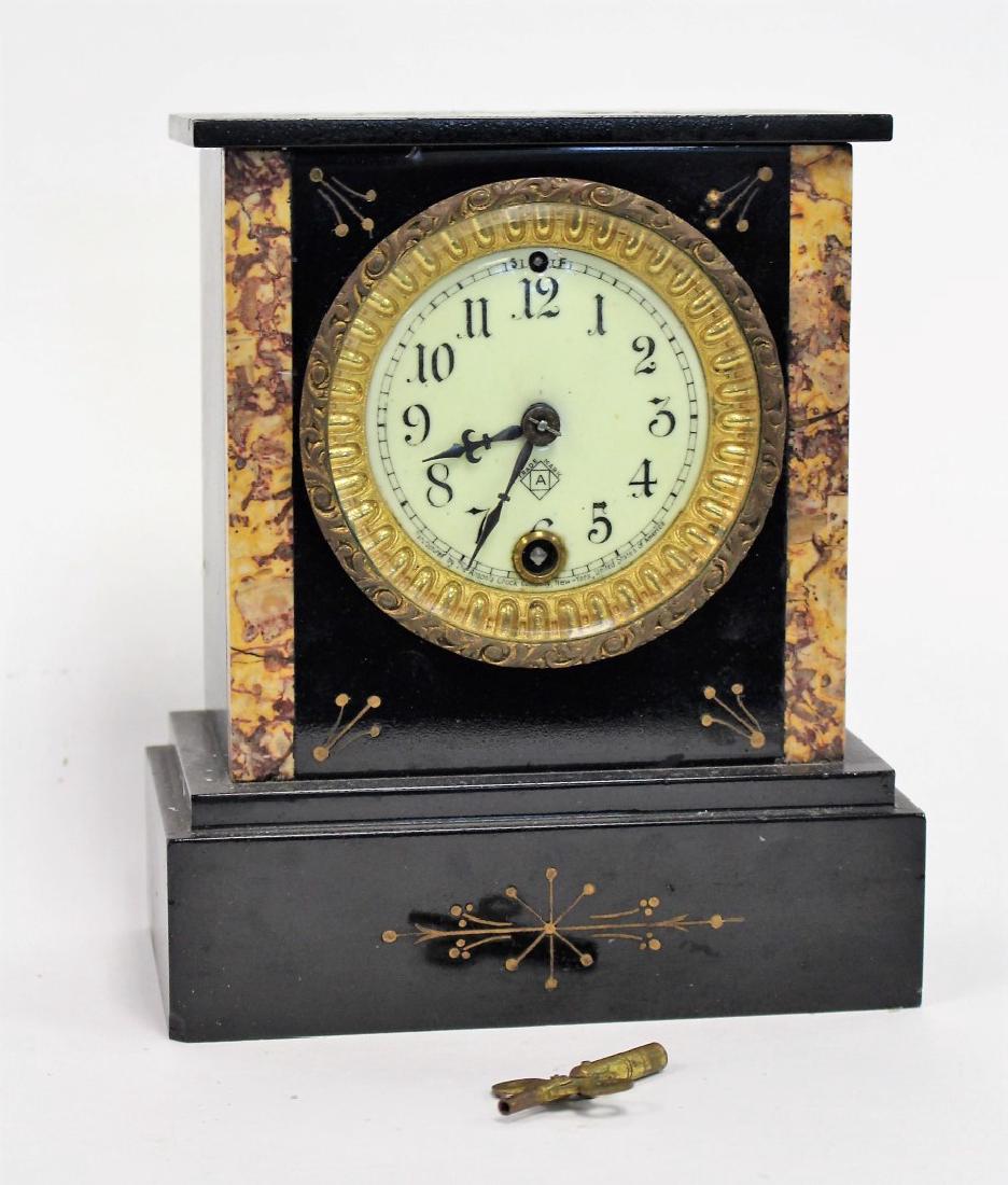 Ansonia Marble Mantle Clock (1 of 4)