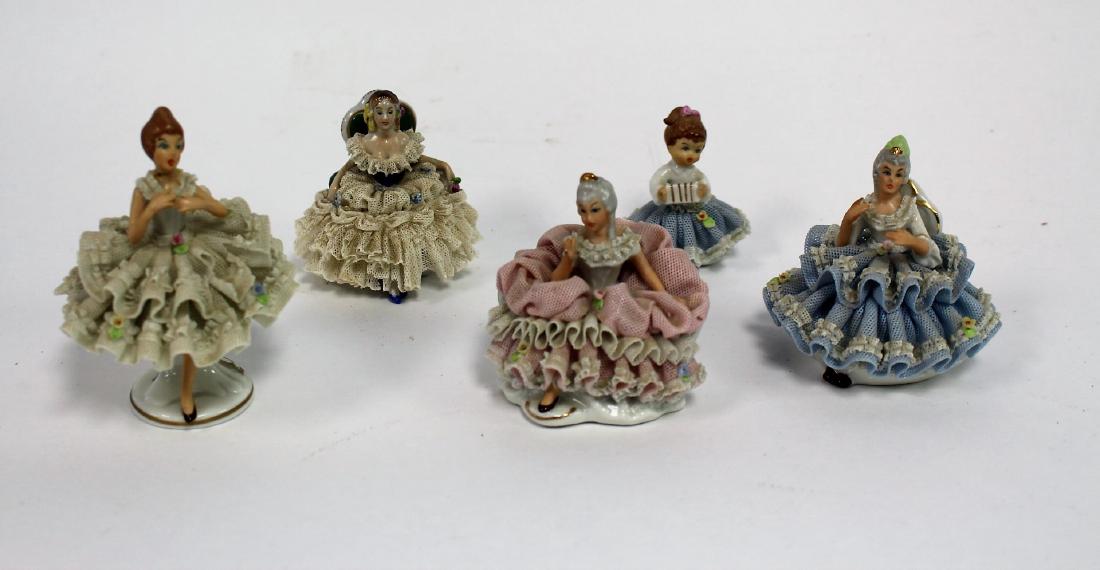 Six(6) Sandzell, West Germany Porcelain Figurines (1 of 6)