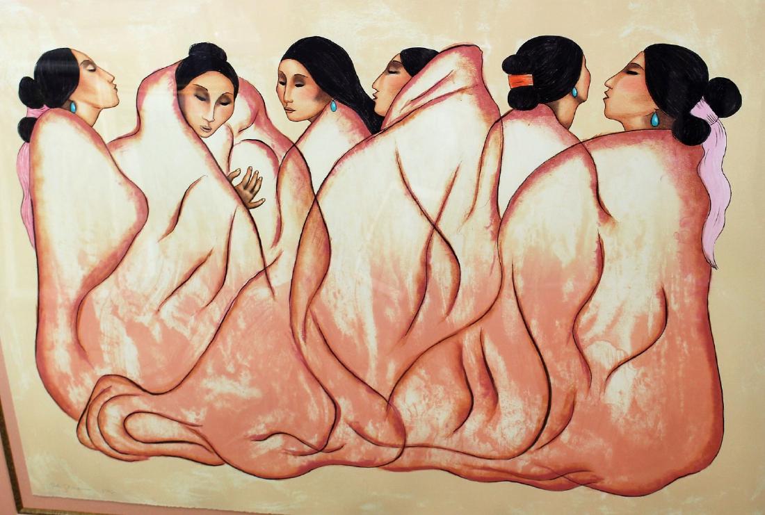 R.C. Gorman; Framed Lithograph - Dinetah (1 of 7)