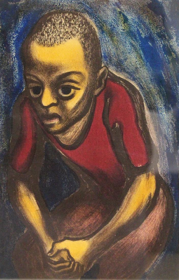 Joseph Leboit; WPA Lithograph Signed (1 of 5)