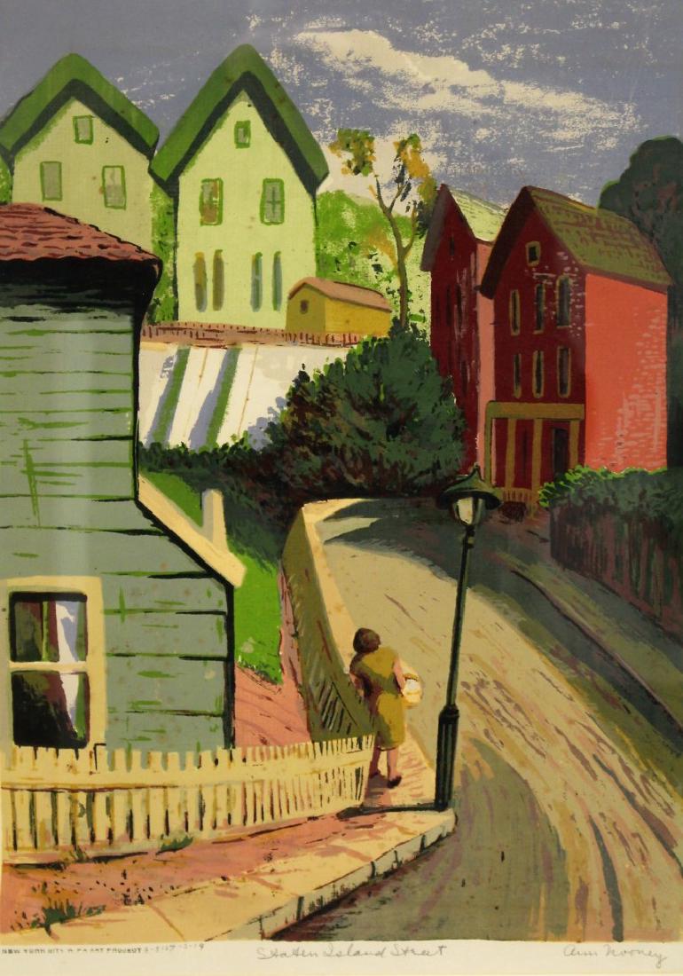 Ann Nooney; WPA Lithograph Signed (1 of 6)