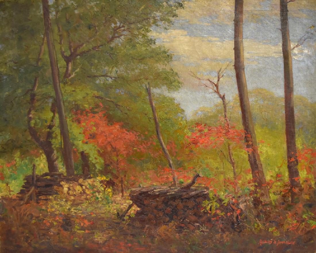 Anders D. Johansen; 20thC. American Oil Landscape (1 of 5)