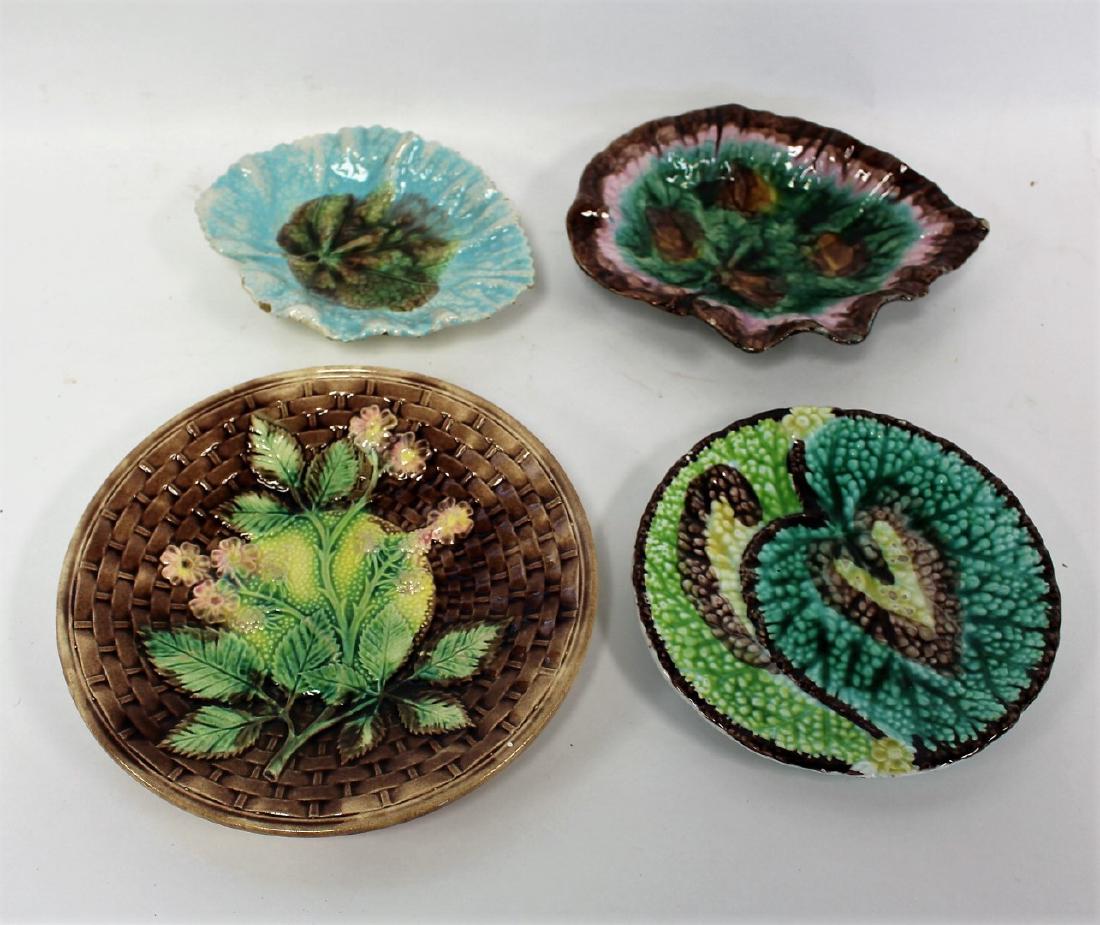Four(4) Miscellaneous Majolica Items (1 of 5)