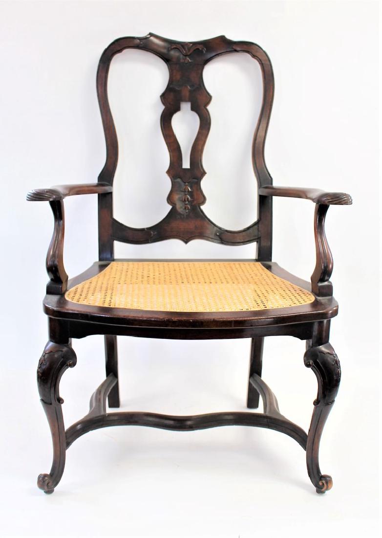 Georgian Mahogany Arm Chair (1 of 6)