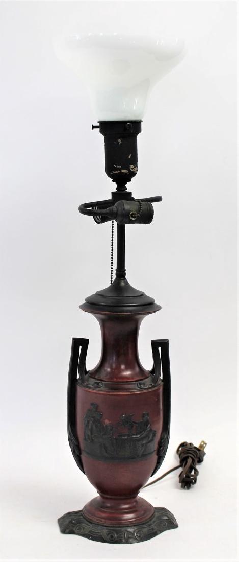 Grecian Bronzed Urn Lamp (1 of 4)