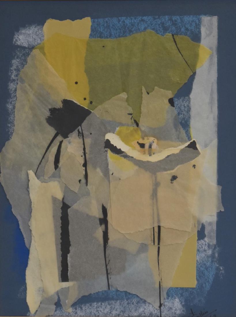 Collier; 20thC. Modernist Collage Signed (1 of 5)