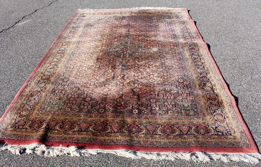 Kirman Room Size Wool Carpet 7 x 10 (1 of 5)