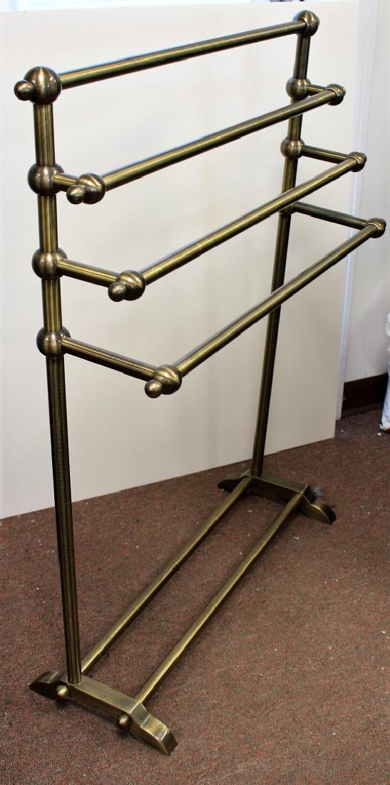 Brass Towel Rack (1 of 2)