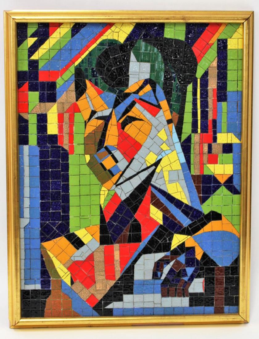 Mid Century Modern Mosaic Plaque (1 of 5)