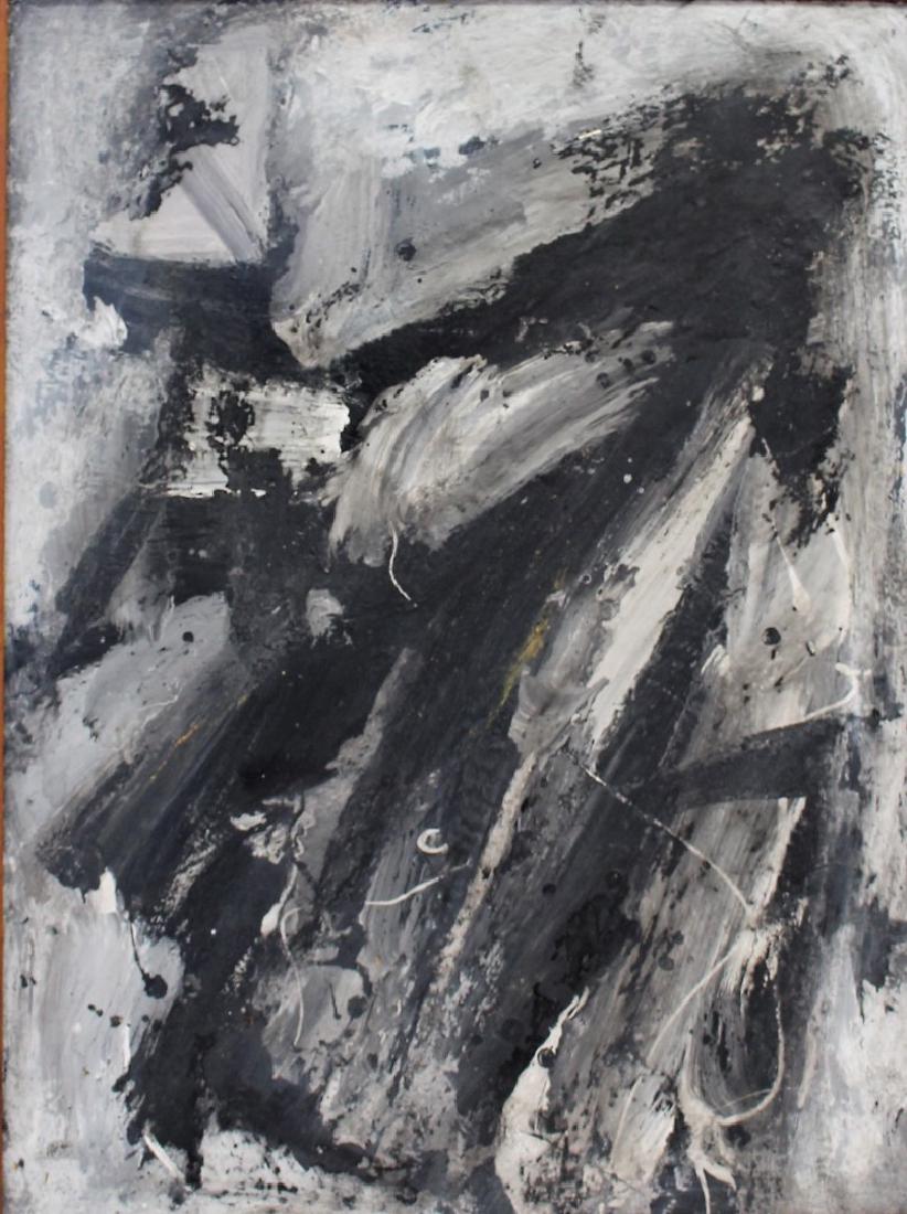 Franz Kline(after); 20th.C. Abstact Expressionist Oil (1 of 4)