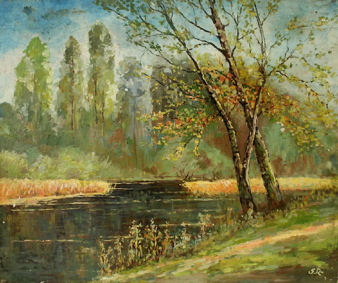 Serge Rusolofsky; 20thC. Oil Autumn Landscape Signed (1 of 5)